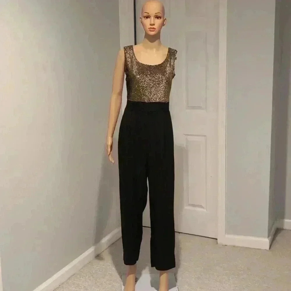 Vintage 80s Jumpsuit Lurex